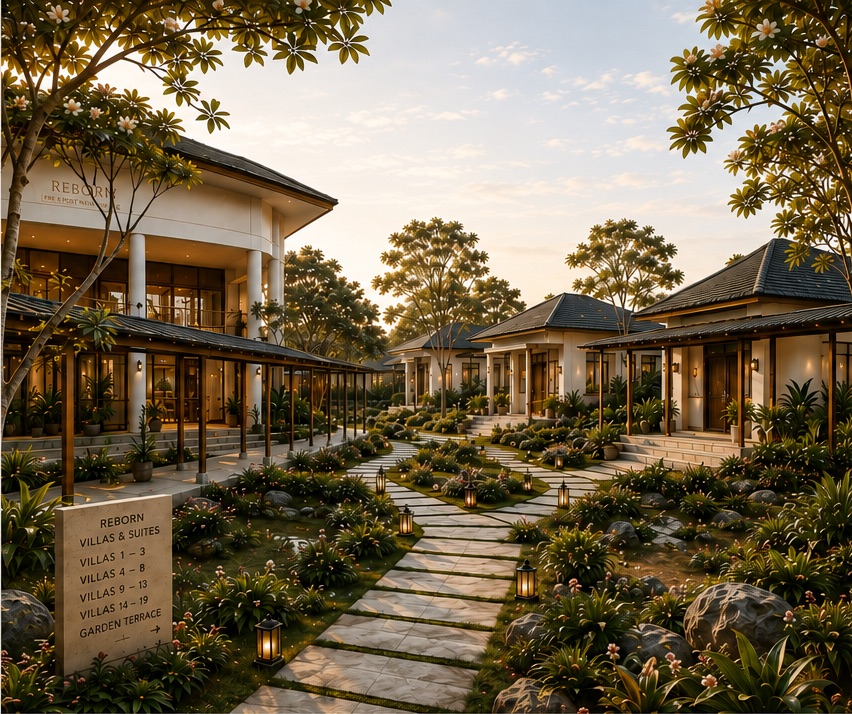 Artist's impression of the Reborn garden residences